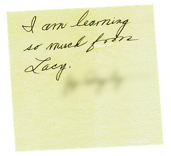 note from patient